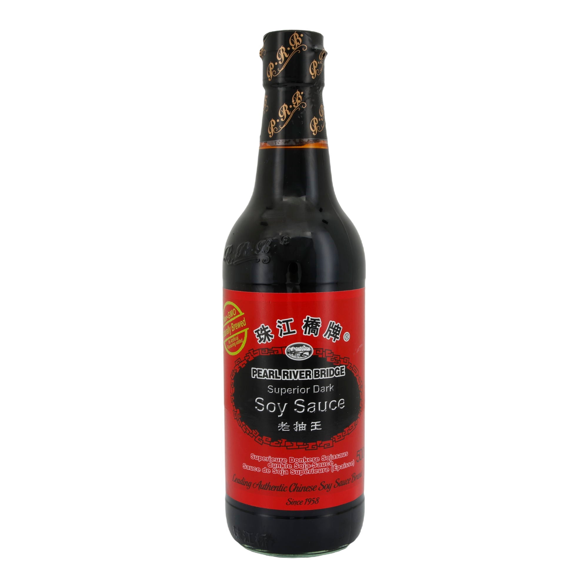 Sojasauce Pearl River Bridge | Superior Dark Soy Sauce | Authentisch, dunkel | 500 ml Pearl River Bridge